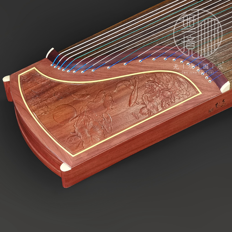 敦煌古筝694ff荷塘鱼戏 特氏古夷苏木 【宁波市无境国乐馆】 - 我的